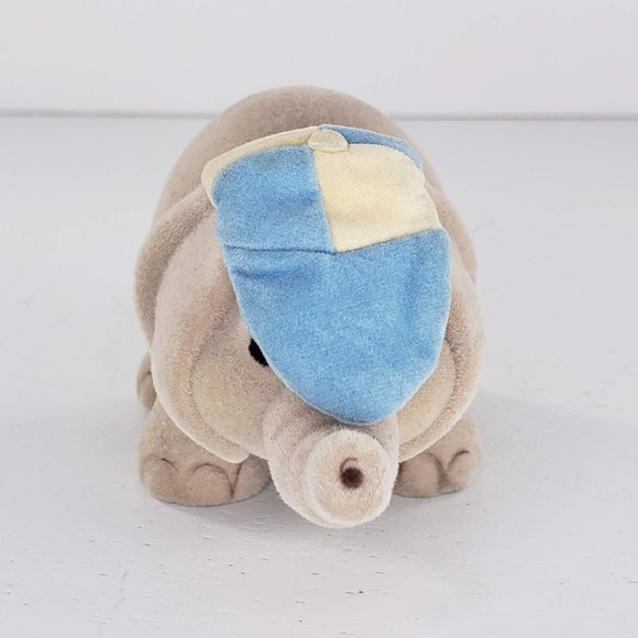 Precious Moments Noah's Ark Flocked Elephant Posable Figurine Applause - Picture 3 of 7